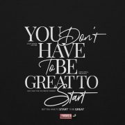 “START ANYWAY..." Crewneck Sweatshirt (Black) - Image 8