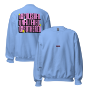 "UNFAZED" Crew Neck Sweatshirt (Blue)