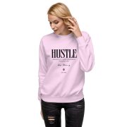 "HUSTLE BUILT THIS" Unisex Premium Sweatshirt - Image 5