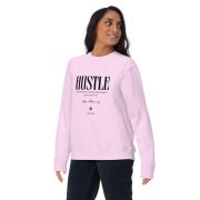 "HUSTLE BUILT THIS" Unisex Premium Sweatshirt - Image 6