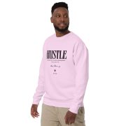 "HUSTLE BUILT THIS" Unisex Premium Sweatshirt - Image 7