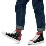 HEARTBREAK CLUB Men’s High Top Canvas Shoes - Image 18