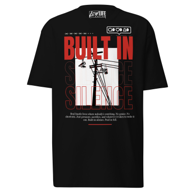 BUILT IN SILENCE Men’s Premium Graphic Tee