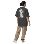 FEAR NO EVIL Oversized Faded Graphic Tee - Image 6