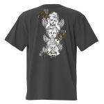 FEAR NO EVIL Oversized Faded Graphic Tee - Image 4