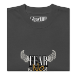FEAR NO EVIL Oversized Faded Graphic Tee - Image 9