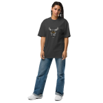 FEAR NO EVIL Oversized Faded Graphic Tee - Image 7