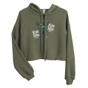 "KARMA FOLLOWS" Crop Hoodie - Image 5