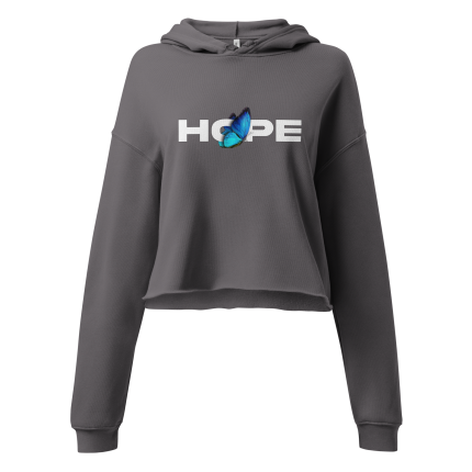 "HOPE" Crop Hoodie