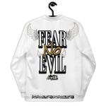 FEAR NO EVIL Unisex Bomber Jacket - Image 6