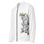 FEAR NO EVIL Unisex Bomber Jacket - Image 3