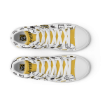 ALL THAT’S SCRIBBLED AIN’T GOLD — Men's High Tops - Image 3