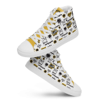ALL THAT’S SCRIBBLED AIN’T GOLD — Men's High Tops - Image 15