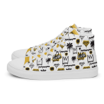 ALL THAT’S SCRIBBLED AIN’T GOLD — Men's High Tops - Image 9