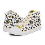 ALL THAT’S SCRIBBLED AIN’T GOLD — Men's High Tops - Image 11