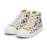 ALL THAT’S SCRIBBLED AIN’T GOLD — Men's High Tops - Image 8