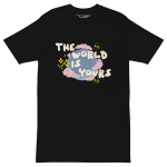 THE WORLD IS YOURS Men’s Premium Graphic Tee - Image 5