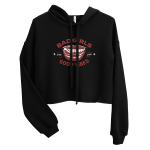BAD GIRLS, GOOD VIBES Crop Hoodie - Image 4