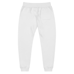 SIGNATURE SERIES Logo Embroidered Sweatpants (White) - Image 2
