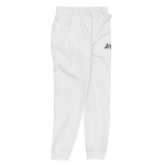 SIGNATURE SERIES Logo Embroidered Sweatpants (White) - Image 4